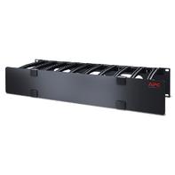 APC Horizontal Cable Manager Single-Sided with Cover - rackkabelstyringspanel med deksel - 2U