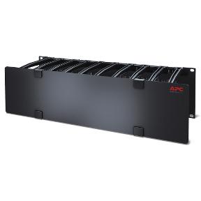 APC 3U Horizontal Cable Manager, 6'' Fingers top and bottom (AR8605)