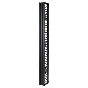 APC Valueline,  Vertical Cable Manager for 2 & 4 Post Racks, 84''H X 6''W, Single-Sided with Door (AR8715)