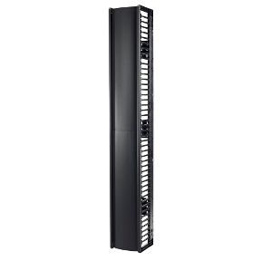 APC Valueline,  Vertical Cable Manager for 2 & 4 Post Racks, 84''H X 12''W, Single-Sided with Door (AR8765)