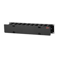 APC Horizontal Cable Manager Single-Sided with Cover - rack-kabelføringssett - 2U