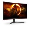 AOC Gaming CQ32G2SE/ BK - LED monitor - gaming - curved - 32" (31.5" viewable) - 2560 x 1440 QHD @ 165 Hz - VA - 300 cd/m² - 3000:1 - 1 ms - 2xHDMI, DisplayPort - speakers - black, red (CQ32G2SE/BK)