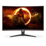 AOC Gaming C32G2ZE/ BK - LED monitor - gaming - curved - 32" (31.5" viewable) - 1920 x 1080 Full HD (1080p) @ 240 Hz - VA - 300 cd/m² - 3000:1 - 1 ms - 2xHDMI, DisplayPort - black (C32G2ZE/BK)