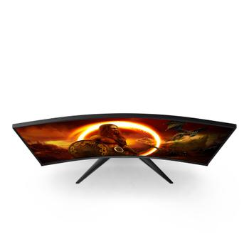 AOC Gaming C32G2ZE/ BK - LED monitor - gaming - curved - 32" (31.5" viewable) - 1920 x 1080 Full HD (1080p) @ 240 Hz - VA - 300 cd/m² - 3000:1 - 1 ms - 2xHDMI, DisplayPort - black (C32G2ZE/BK)