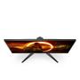 AOC Gaming U28G2AE/ BK - LED monitor - gaming - 28" - 3840 x 2160 4K @ 60 Hz - IPS - 300 cd/m² - 1000:1 - 1 ms - HDMI, DisplayPort - speakers - black, red (U28G2AE/BK)