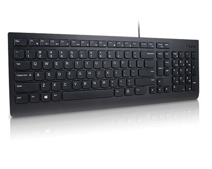 LENOVO Essential Wired Keyboard (Black) - US English 103P (4Y41C68642)
