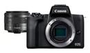 CANON EOS M50 Mark II -järjestelmäkamera,  musta + 15-45 mm -objektiivi