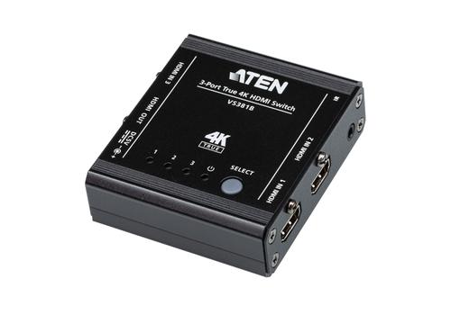 ATEN 3-Port True HDMI Switch with (VS381B-AT)