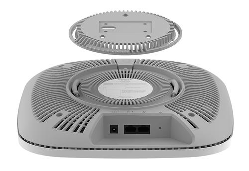 NETGEAR Insight WAX630 - Radio access point - Wi-Fi 6 - 2.4 GHz (1 band) / 5 GHz (2 bands) - wall / ceiling mountable (WAX630-100EUS)