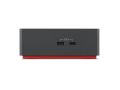 LENOVO 40B00300UK notebook dock/port replicator Wired Thunderbolt 4 Black, Red (40B00300UK)