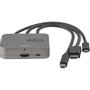 STARTECH StarTech.com 3-in-1 Multiport USB-C HDMI MiniDisplayPort to HDMI Adapter (CDPHDMDP2HD)