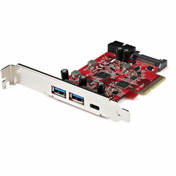 STARTECH 5-PORT USB PCIE CARD - 10GBPS 2X USB-A 1X USB-C IDC 2X 5GBPS CTLR (PEXUSB312A1C1H)