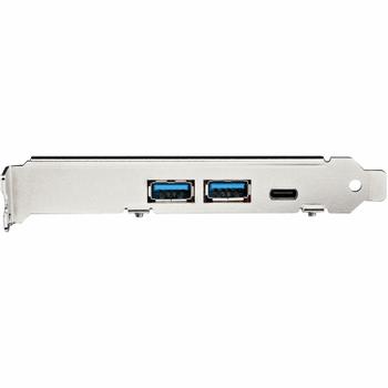 STARTECH 5 Port USB PCIe Card - 10Gbps 2x USB-A 1x USB-C USB 3.1 Gen 2 & Internal IDC Header 2x 5Gbps USB (PEXUSB312A1C1H)
