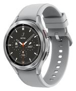 Samsung Galaxy Watch4 Classic - sølvfarget - smartklokke med åskamsportsbånd - sølv - 16GB - tysk versjon