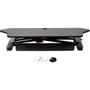 STARTECH Corner Sit Stand Desk Converter w/ Keyboard Tray - Height Adjustable Ergonomic Desktop Standing Workstation (ARMSTSCORNR)