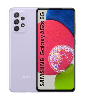 SAMSUNG Galaxy A52s 5G -Android-puhelin,  128 Gt, violetti (SM-A528BLVDEUB)