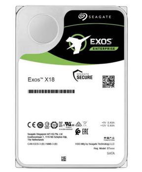SEAGATE e Exos X18 ST14000NM001J - Hard drive - encrypted - 14 TB - internal - SATA 6Gb/s - 7200 rpm - buffer: 256 MB - Self-Encrypting Drive (SED) (ST14000NM001J)
