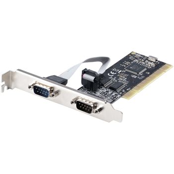 STARTECH 2-PORT PCI RS232 SERIAL ADAPTER PORT EXPANSION CONTROLLER CARD CTLR (PCI2S5502)