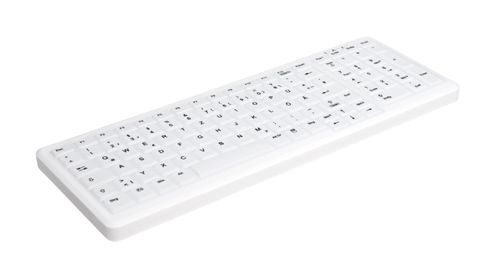 CHERRY AK-C7000F COMP CORD IP68 KB NOR COMPACT NUMPAD IP68 WHITE PERP (AK-C7000F-UVS-W/NOR)
