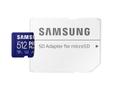 SAMSUNG PRO Plus MB-MD512KA - Flashgeheugenkaart (microSDXC-naar-SD-adapter inbegrepen) - 512 GB - A2 / Video Class V30 / UHS-I U3 / Class10 - microSDXC UHS-I - blauw (MB-MD512KA/EU)