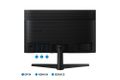 SAMSUNG F27T370 27IN BEZELLESS 16:9 WIDE 1920X1080 IPS 5MS HDMI MNTR (LF27T370FWRXEN)