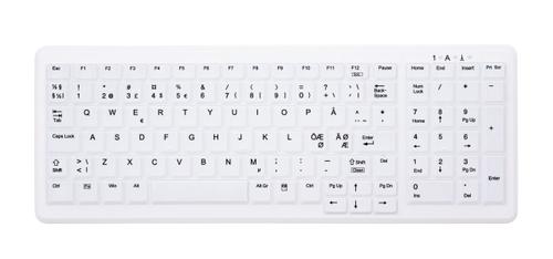 CHERRY AK-C7000F COMP WRLS IP68 KB NOR COMPACT NUMPAD IP68 WHITE PERP (AK-C7000F-FUS-W/NOR)