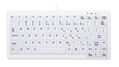 CHERRY AK-C4110 CORDED MINI KB STD US WHITE - STANDARD - US-INTL PERP (AK-C4110F-U1-W/US)