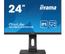 IIYAMA ProLite XUB2493HS-B4 - LED monitor - 24" (23.8" viewable) - 1920 x 1080 Full HD (1080p) @ 75 Hz - IPS - 250 cd/m² - 1000:1 - 4 ms - HDMI, VGA, DisplayPort - speakers - matte black