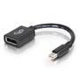 C2G Cbl/15cm Mini DisplayPort M to DP F Blk