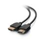 C2G G 1ft 4K HDMI Cable - Ultra Flexible Cable with Low Profile Connectors - HDMI cable - HDMI male to HDMI male - 30.5 cm - double shielded - black (41361)