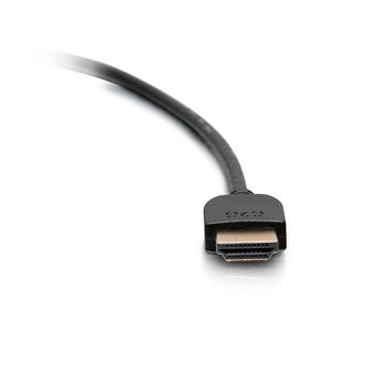 C2G G 6ft 4K HDMI Cable - Ultra Flexible Cable with Low Profile Connectors - HDMI cable - HDMI male to HDMI male - 1.83 m - double shielded - black (41364)