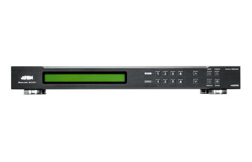 ATEN N 4x4 HDMI Matrix Switch with Scaler VM5404H - Video/ audio switch - Managed - desktop, rack-mountable (VM5404H)