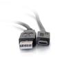 C2G 1m USB 2.0 USB Type C to USB A Cable M/M - USB C Cable Black - USB-kabel - USB (hane) till 24 pin USB-C (hane) - USB 2.0 - 1 m - formpressad - svart (88870)