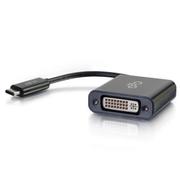 C2G Cbl/USB-C to DVI Adapter Black