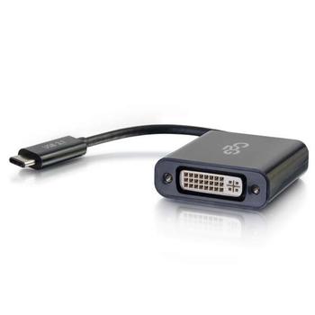 C2G Cbl/USB-C to DVI Adapter Black (80524)