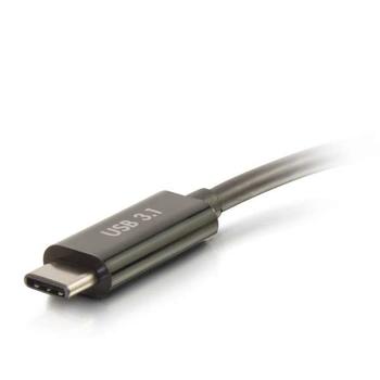 C2G USB C to VGA Video Adapter w/ Power Delivery - USB Type C to VGA Black - Extern videoadapter - USB-C - VGA - svart (80494)