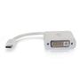 C2G USB-C to DVI-D Video Adapter Converter | USB-C - DVI-D | Max 1920x1080 | Vit | 0,2m (80525)