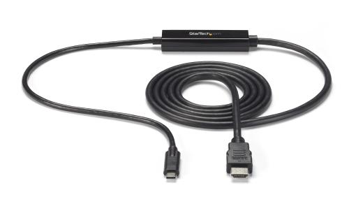 STARTECH USB-C to HDMI Adapter Cable - 2m - 4K at 30 Hz (CDP2HDMM2MB)