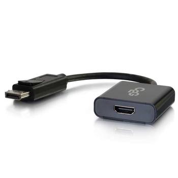 C2G G DisplayPort to HDMI Active Adapter 4K UHD - Video Converter - Black - Adapter - DisplayPort male to HDMI female - triple shielded - black - 4K support (84306)