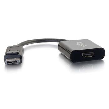 C2G G DisplayPort to HDMI Active Adapter 4K UHD - Video Converter - Black - Adapter - DisplayPort male to HDMI female - triple shielded - black - 4K support (84306)