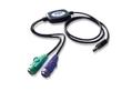 ATEN USB PS2 Adapter UC-10KM USB->PS2 Converter Kan også bruges til ATEN USB KVM Switche