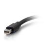 C2G Mini DisplayPort to DVI-D Active Adapter - Video Converter - Black - Bildskärmskabel - enkel länk - Mini DisplayPort (hane) till DVI-D (hona) - svart (84318)