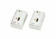 ATEN VanCryst VE807 HDMI/ Audio Cat 5 Extender with MK Wall Plate, Transmitter & Receiver - video/ lyd-forlenger - HDMI (VE807-AT-G)
