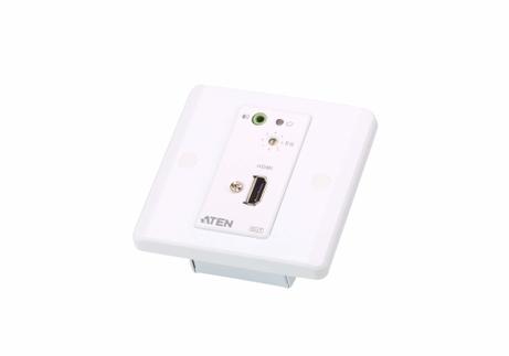 ATEN VanCryst VE807 HDMI/ Audio Cat 5 Extender with MK Wall Plate, Transmitter & Receiver - video/ lyd-forlenger - HDMI (VE807-AT-G)