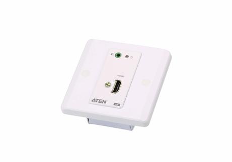 ATEN VanCryst VE807 HDMI/ Audio Cat 5 Extender with MK Wall Plate, Transmitter & Receiver - video/ lyd-forlenger - HDMI (VE807-AT-G)