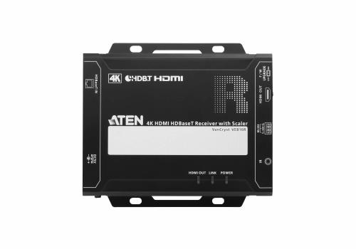 ATEN N VE816R 4K HDMI HDBaseT Receiver with Scaler - Video/ audio/ infrared/ serial extender - receiver - HDBaseT - up to 150 m - for VanCryst VM1600A, VM3200 (VE816R)