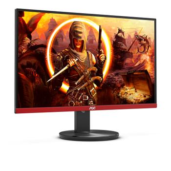 AOC Gaming G2490VXA - LED monitor - gaming - 24" (23.8" viewable) - 1920 x 1080 Full HD (1080p) @ 144 Hz - VA - 350 cd/m² - 3500:1 - 1 ms - HDMI, DisplayPort - speakers - black, red (G2490VXA)