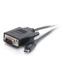 C2G G 10ft USB C to VGA Cable - USB C to VGA Adapter - Video Adapter Cable - M/M - Adapter cable - 24 pin USB-C male to HD-15 (VGA) male - 3.05 m - black (26897)