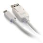 C2G 9ft USB-C to DisplayPort Cable White (80565)