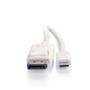 C2G 3ft USB-C to DisplayPort Cable White (80563)